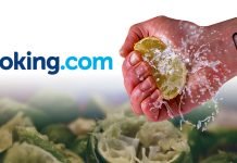 Booking.com Wants More Money: image of a hand squeezing limes