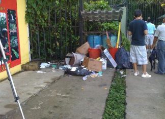 Photo of trash, courtesy of TripAdvisor